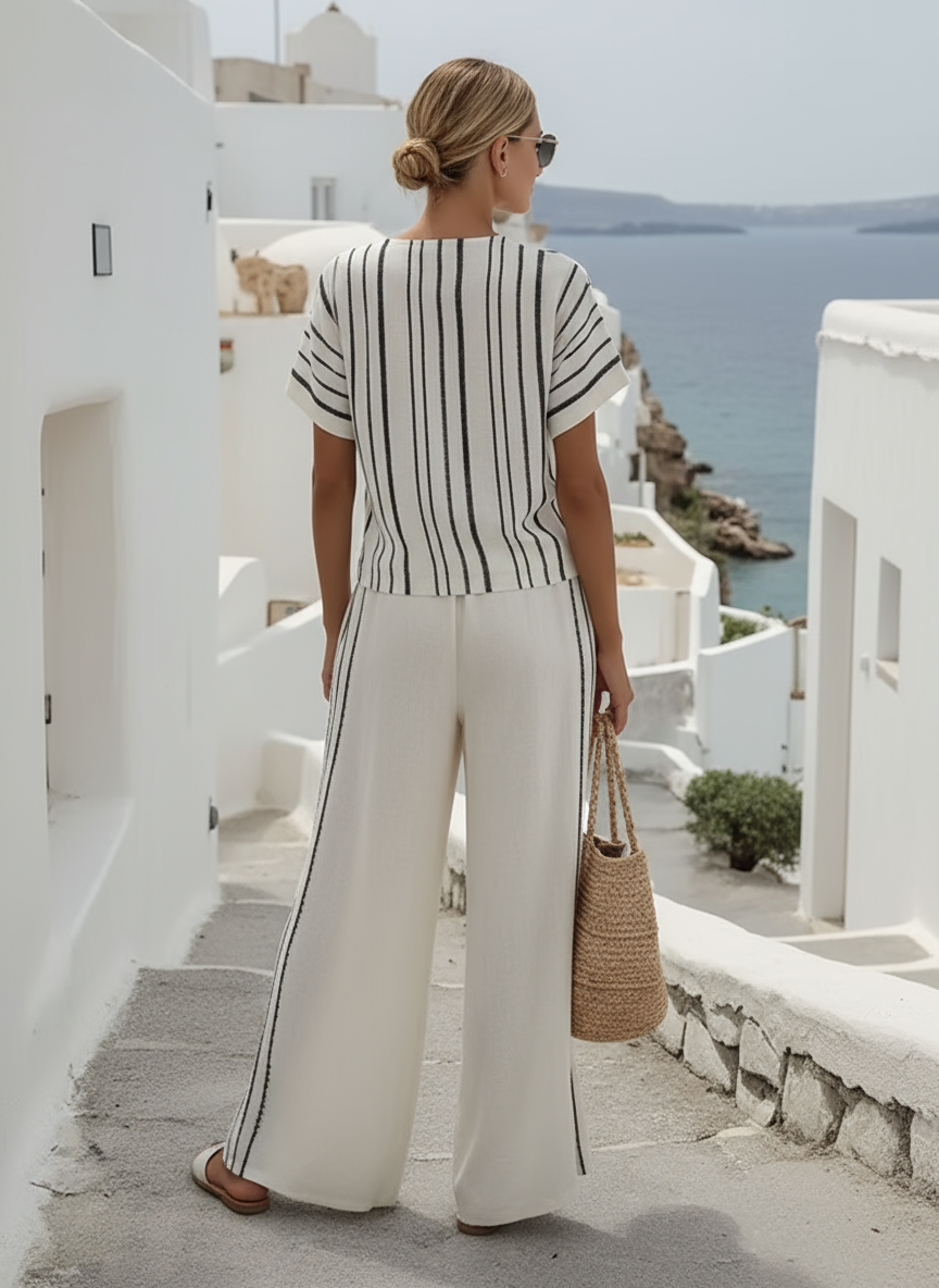 Dwuczęściowy Zestaw z Krzyżowym Pasem