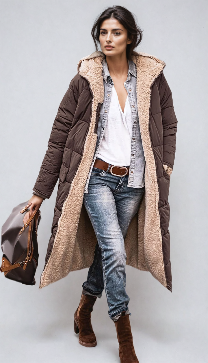 Sara™ – Dwuwarstwowy Płaszcz na Jesień i Zimę