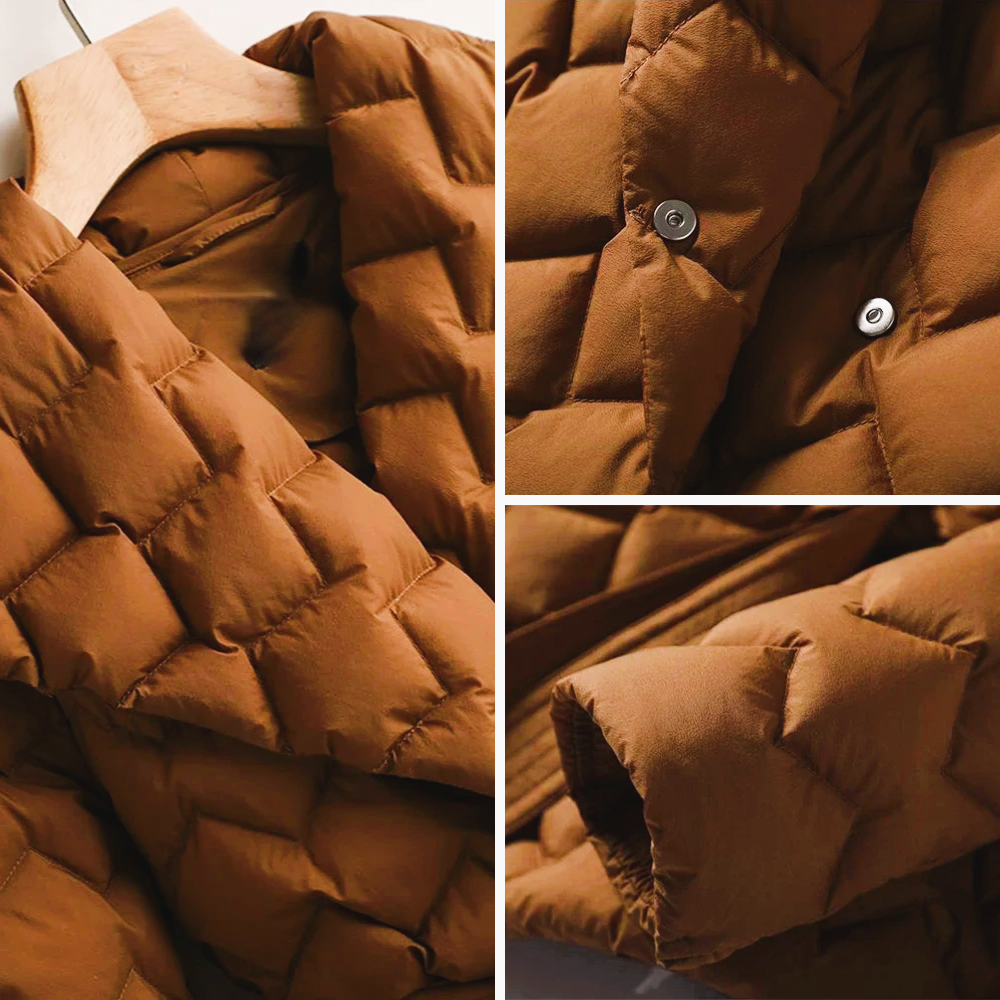 Annabel | Pikowana kurtka z paskiem