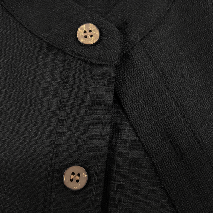 Męska letnia koszula podstawowa z krótkim rękawem i kołnierzykiem MTA1316F2U