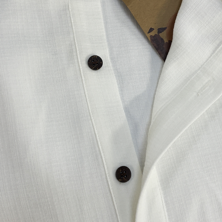 Męska letnia koszula podstawowa z krótkim rękawem i kołnierzykiem MTA1316F2U