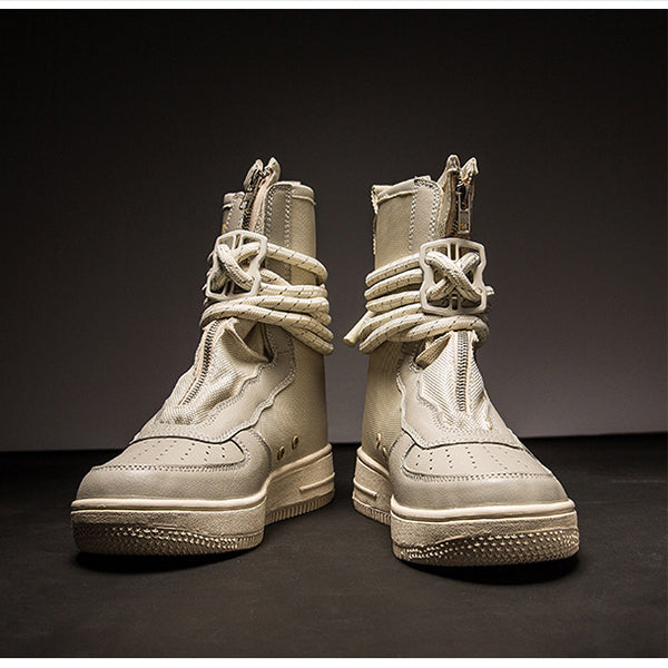 MĘSKIE PREMIUM BOTKI Z WYSOKIEJ SKÓRY PU MTA1872G0I