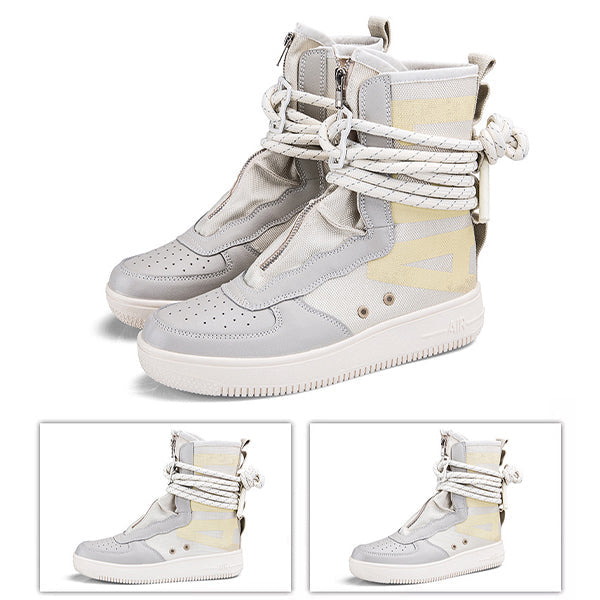 MĘSKIE PREMIUM BOTKI Z WYSOKIEJ SKÓRY PU MTA1872G0I