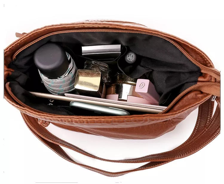 Freya - Skórzana Torebka Przez Ramię