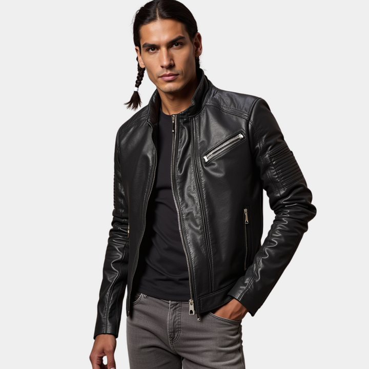 ORLANDO | Casual Skórzana Kurtka