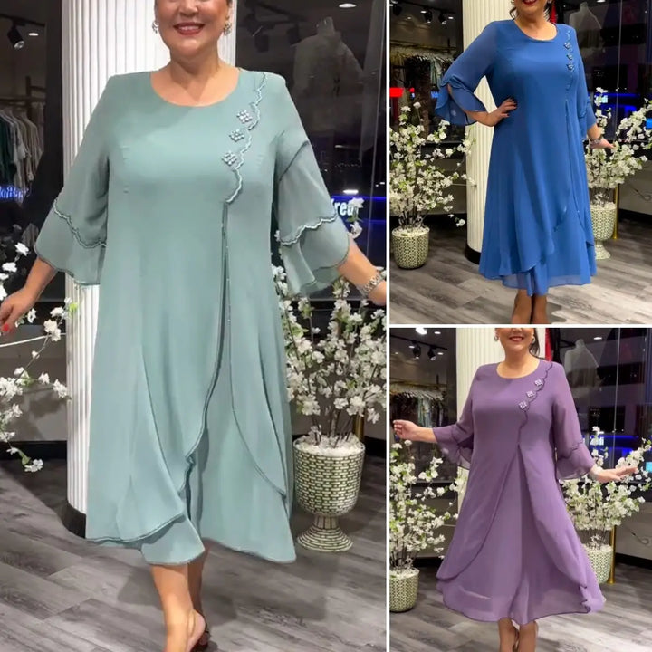 Marzenna | Midi sukienka – Szept elegancji