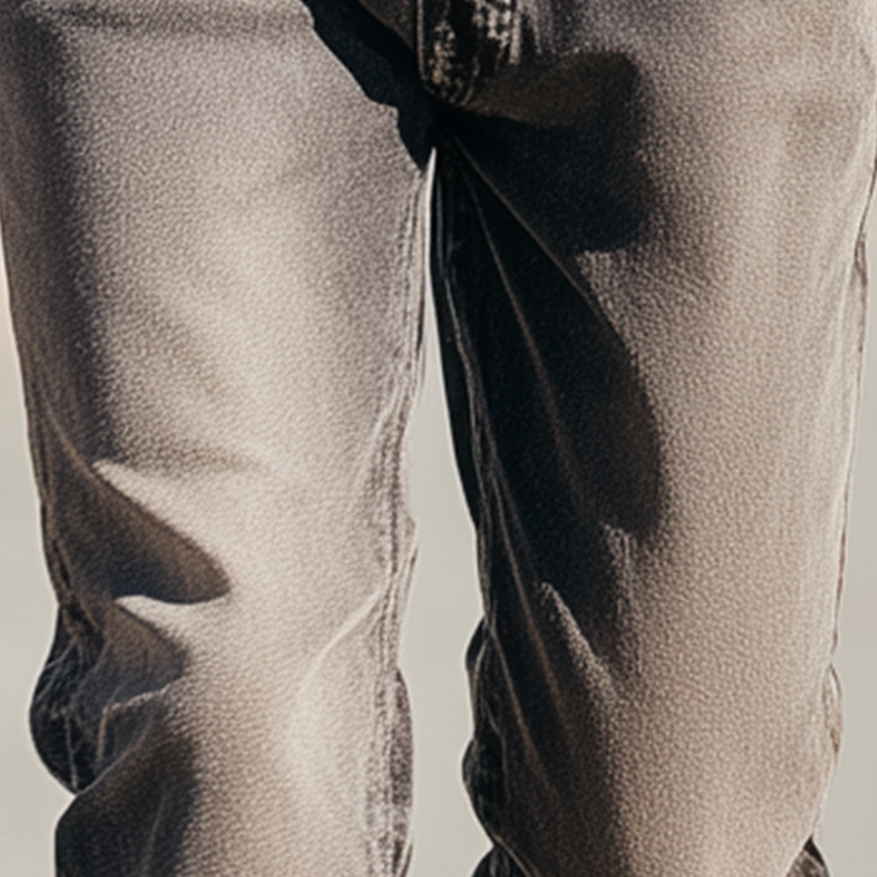 Męskie Vintage Dżinsowe Spodnie Prane MTA1461H7P