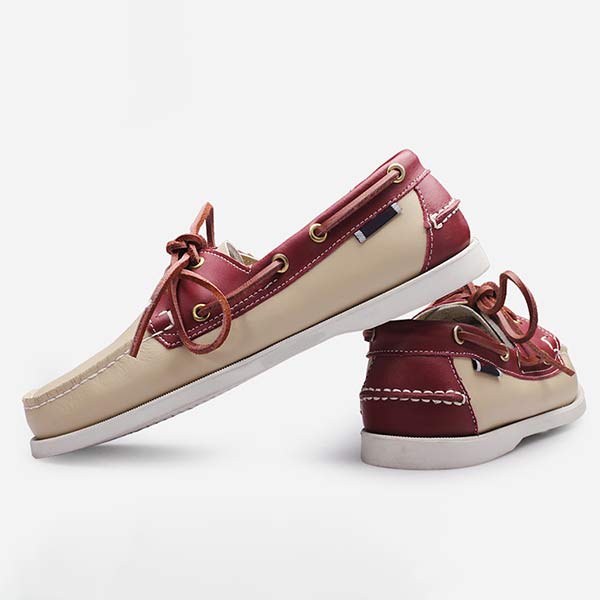 MĘSKIE SKÓRZANE BUTY ŻEGLARSKIE 41603460