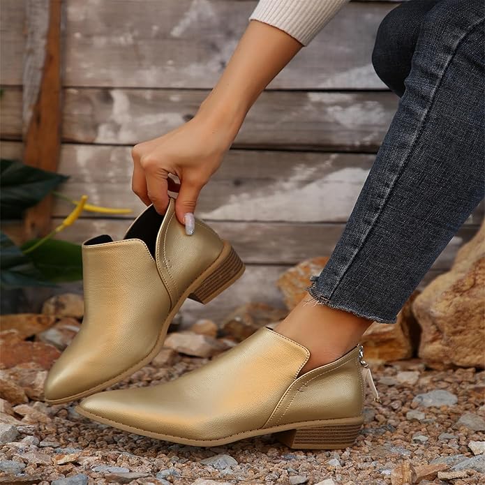 Raquel - Stylowe Botki na Kostkę na Beztroski Jesienny Look