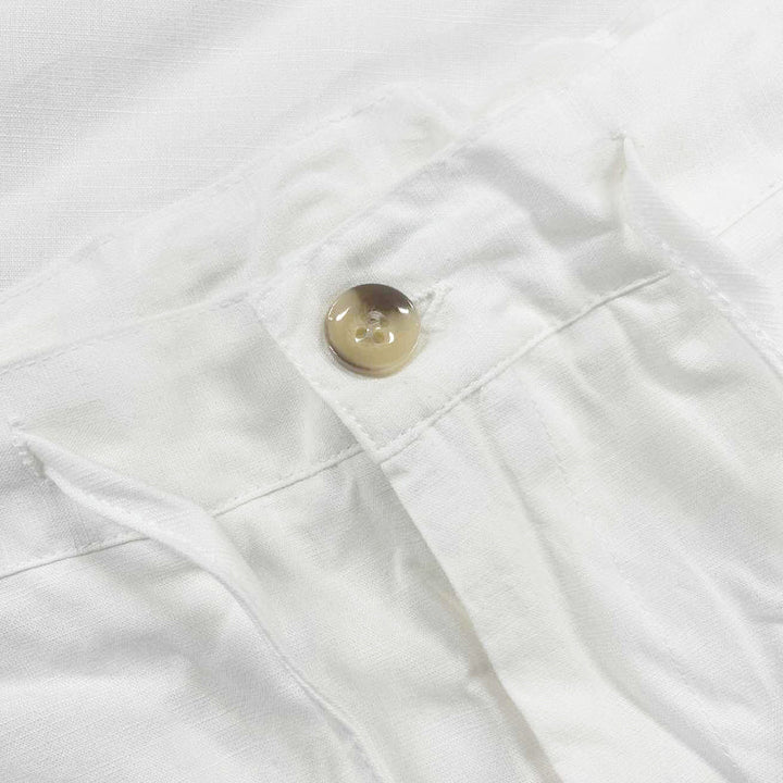 【24-godzinne dostarczenie】Męskie lniane spodenki plażowe w jednolitym kolorze 61164046X