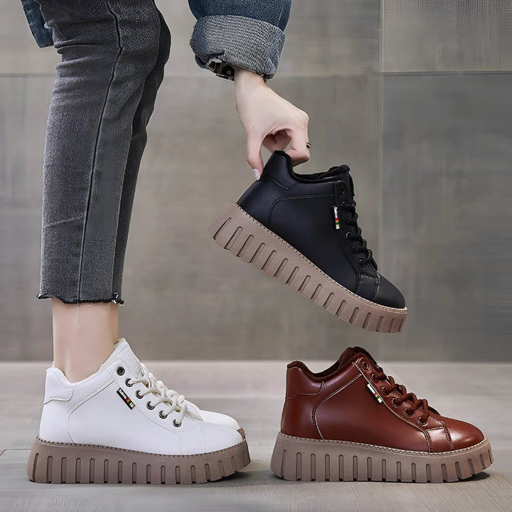 Stylowe Chunky Platform Sneakers - Uniwersalne obuwie damskie