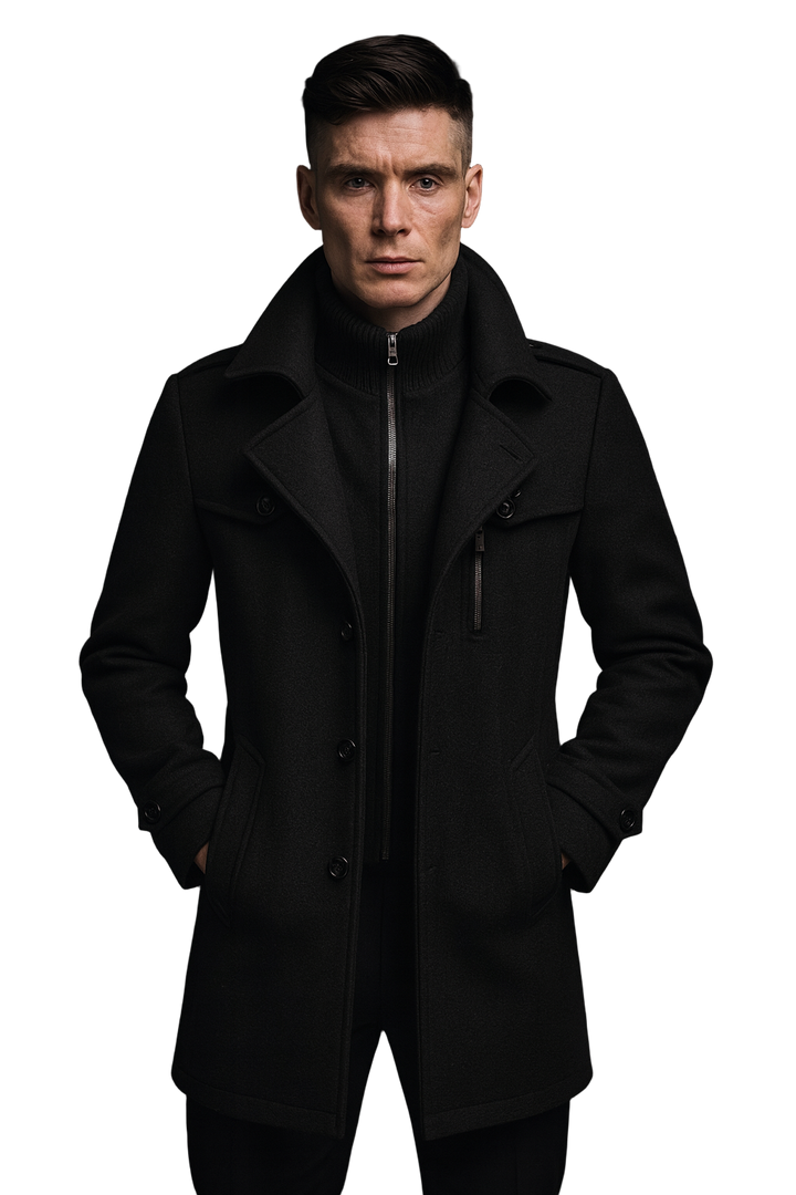 TOMMY SHELBY | Dwuczęściowy Płaszcz na Jesień i Zimę