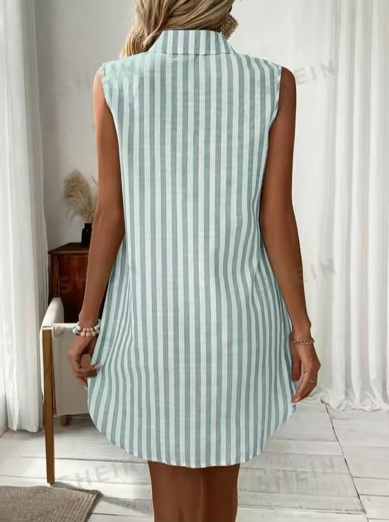 Jagna | Stylowe letnie sukienki koszulowe w paski
