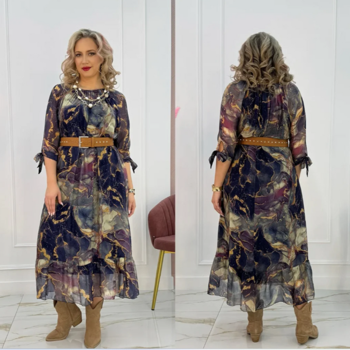 Lizia | Lekka i przewiewna midi sukienka