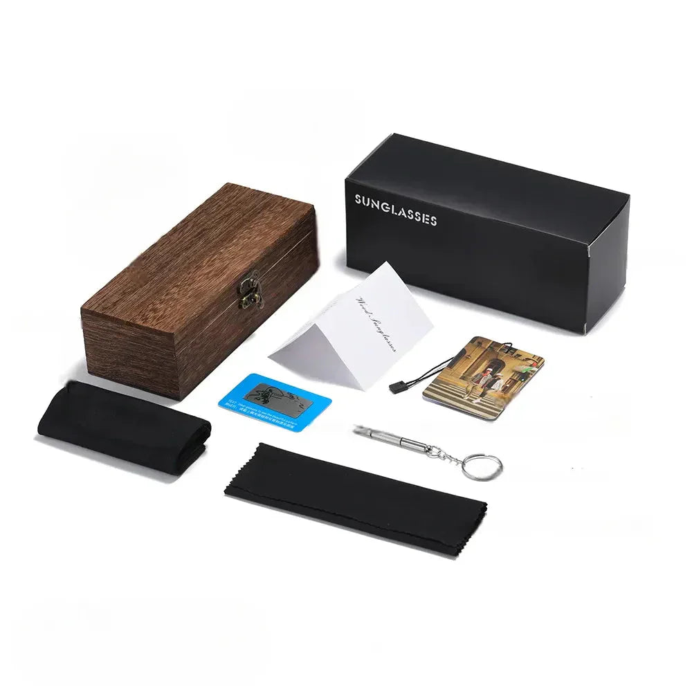 Dariusz Bambusowe Polaryzacyjne Okulary Przeciwsłoneczne