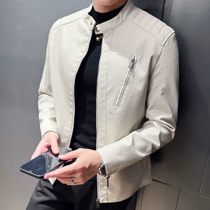Adrian™ | Stylowa Skórzana Kurtka