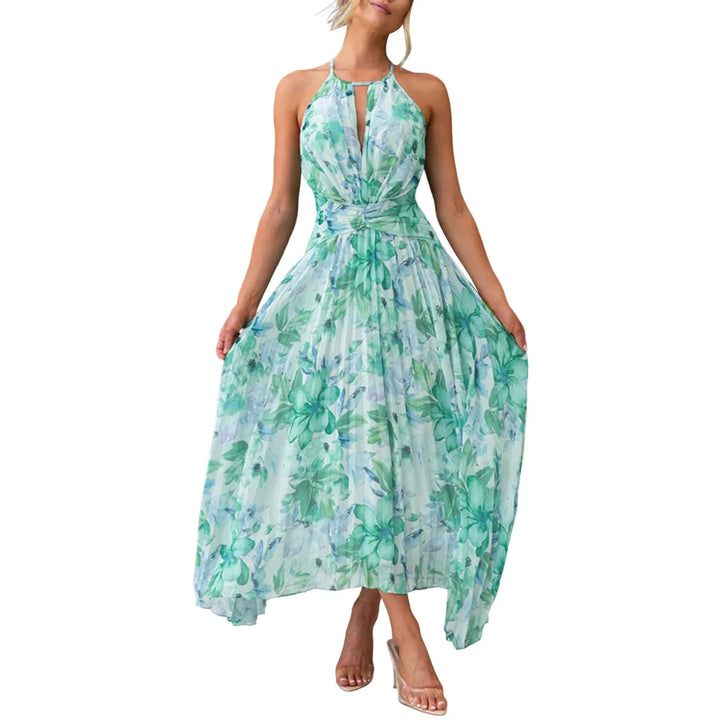 Tropikalna Elegancja – Maxi Sukienka