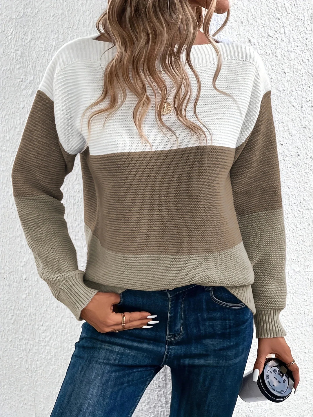 Amara™ | Stylowy sweter patchworkowy w trzech odcieniach