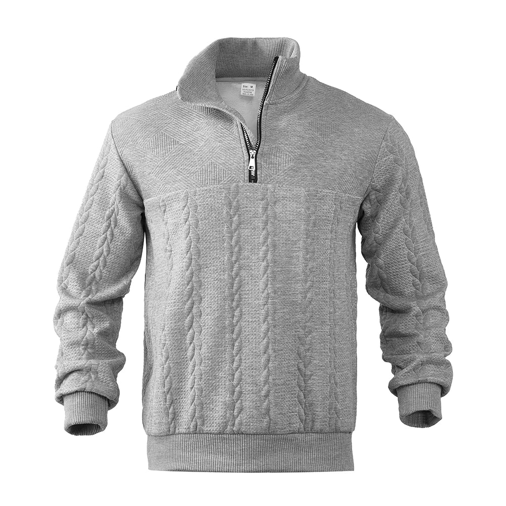MIRAVO | Bluza z wysokiej jakości zamkiem Premium Quarter Zip
