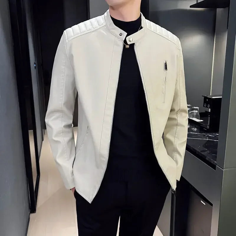 Adrian™ | Stylowa Skórzana Kurtka