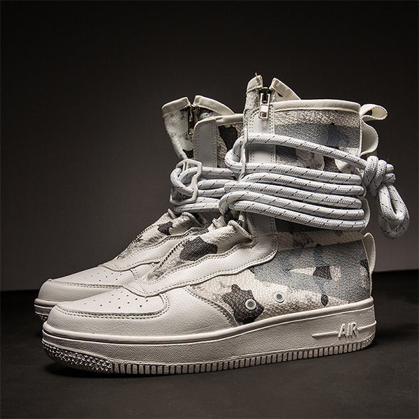 MĘSKIE PREMIUM BOTKI Z WYSOKIEJ SKÓRY PU MTA1872G0I