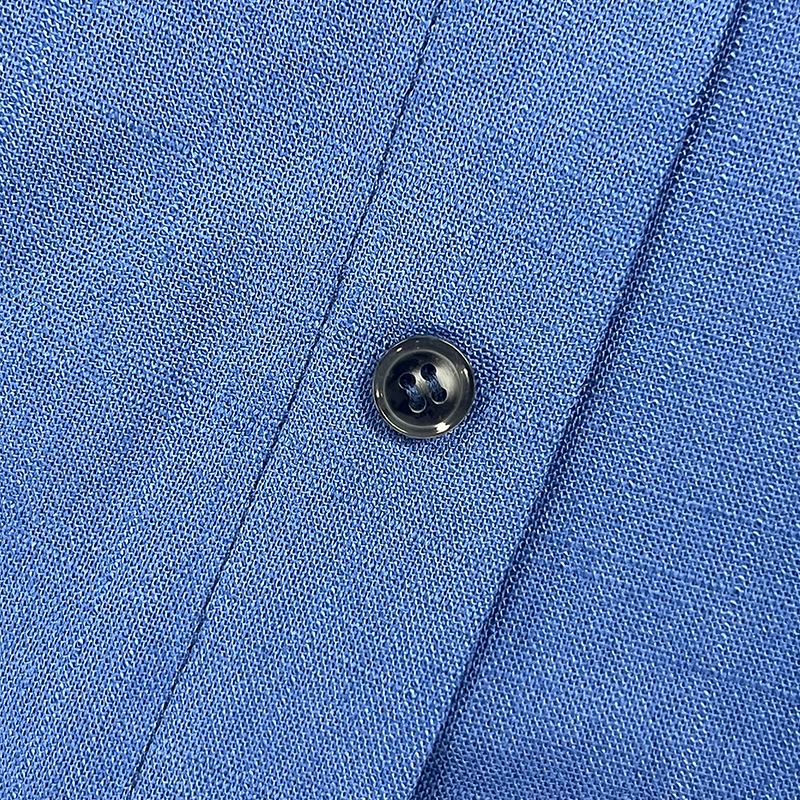 Letnia męska moda - lniana koszula z długim rękawem MTA1184G6P