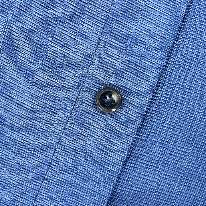 Letnia męska moda - lniana koszula z długim rękawem MTA1184G6P