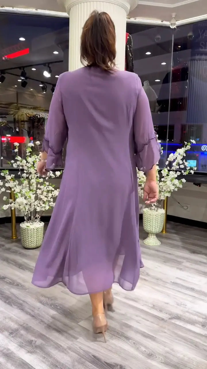 Marzenna | Midi sukienka – Szept elegancji