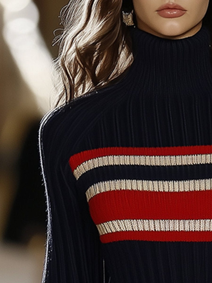 Natalia – Retro Plecione Sukienki z Paseczkami i Kołnierzykiem