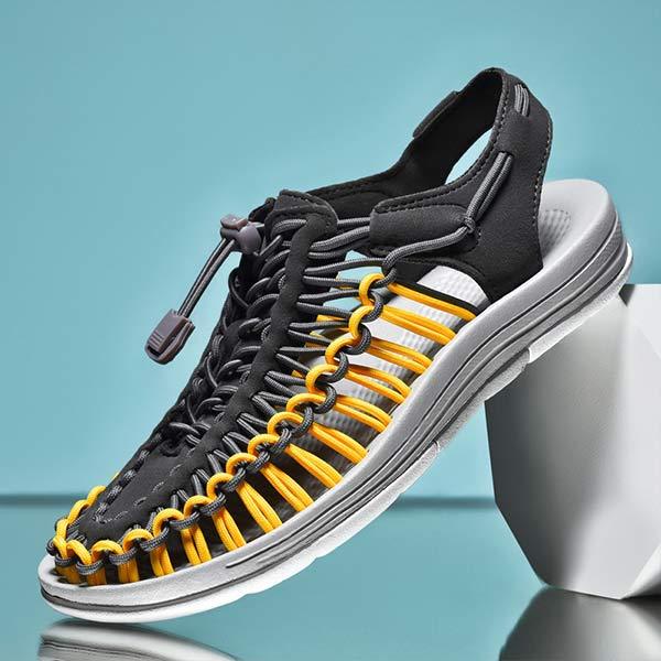 MĘSKIE RĘCZNIE TKANE SANDAŁY PLAŻOWE 53152187