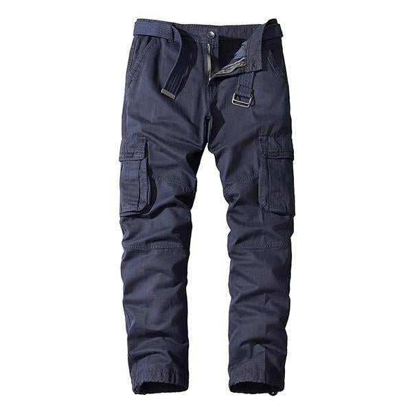 CASUAL STRAIGHT MULTI-POCKET CARGO SPODNIE 05518675M (BEZ PASKA)