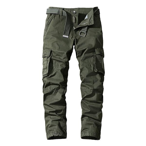 CASUAL STRAIGHT MULTI-POCKET CARGO SPODNIE 05518675M (BEZ PASKA)