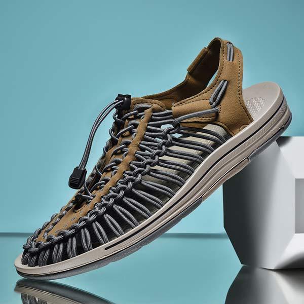 MĘSKIE RĘCZNIE TKANE SANDAŁY PLAŻOWE 53152187