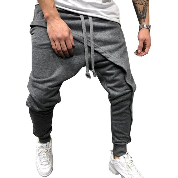 Męskie Casual Spodnie z Warstwowym Szyciem 41260363Y