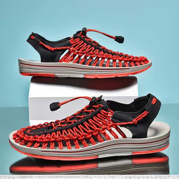 MĘSKIE RĘCZNIE TKANE SANDAŁY PLAŻOWE 53152187