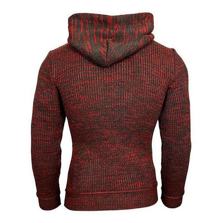 Męski Casual Długi Sweter z Kapturem 17002971M