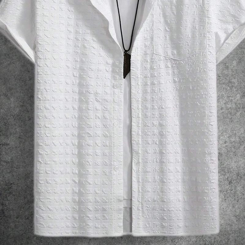 Męska krótko rękawowa koszula w kratę 65906540X