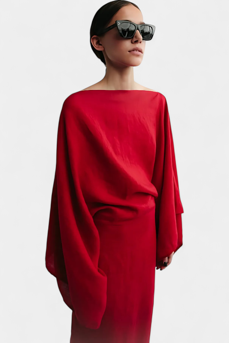 Otylia | Sukienka kimono z najwyższej jakości tkaniny