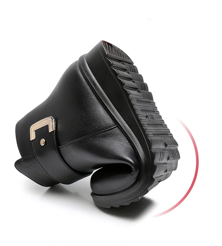 Barbara - Botki z Pluszowym Akcentem