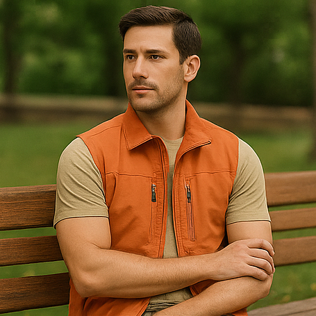 Yaromir – Przewiewna kamizelka cargo z licznymi kieszeniami